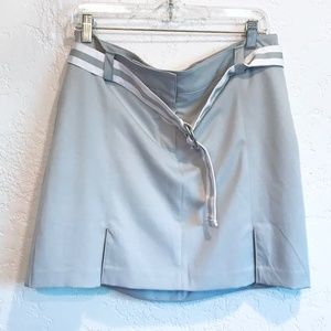 IZOD GOLF Womens Sz 12 Athletic Skort Skirt Gray